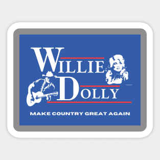 Willie Dolly Sticker